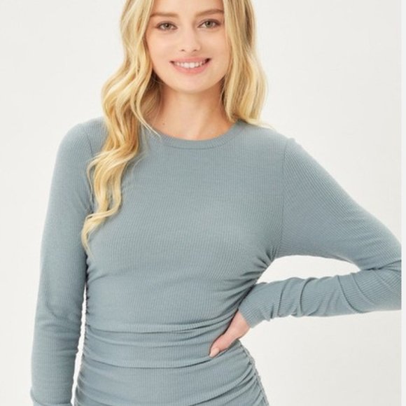 Drawstring Ruched Bodycon Dress - Picture 1 of 3